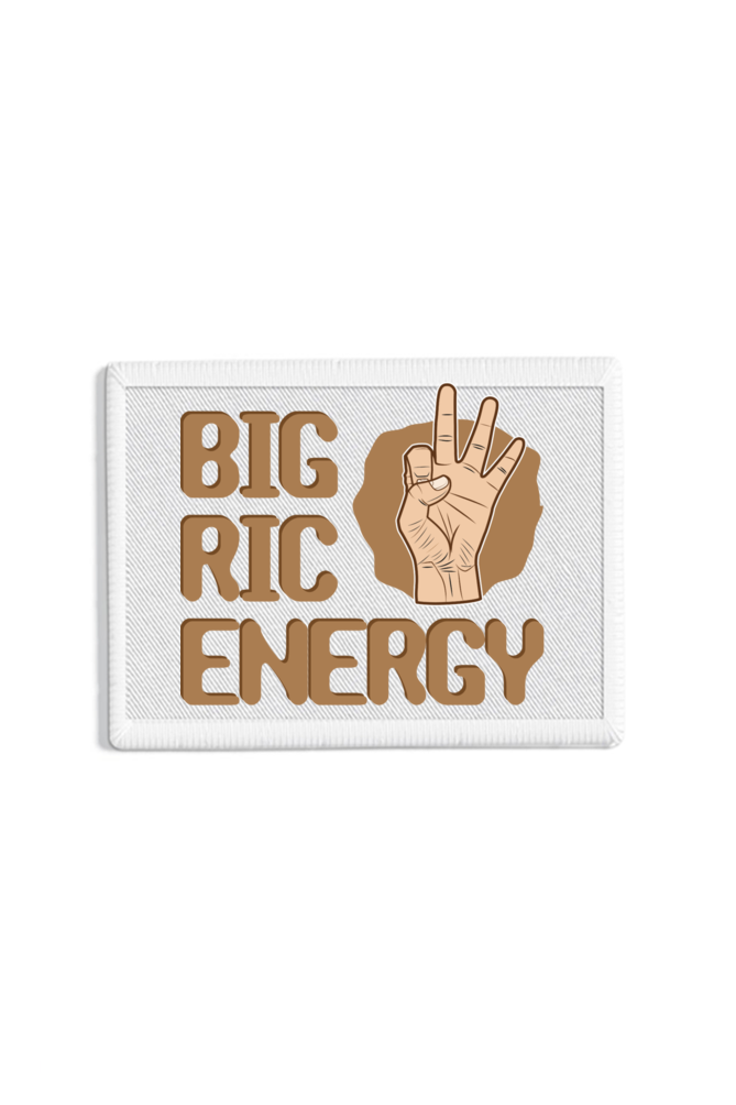 Big Ric Energy Daniel Riccardo Embroidered Patch