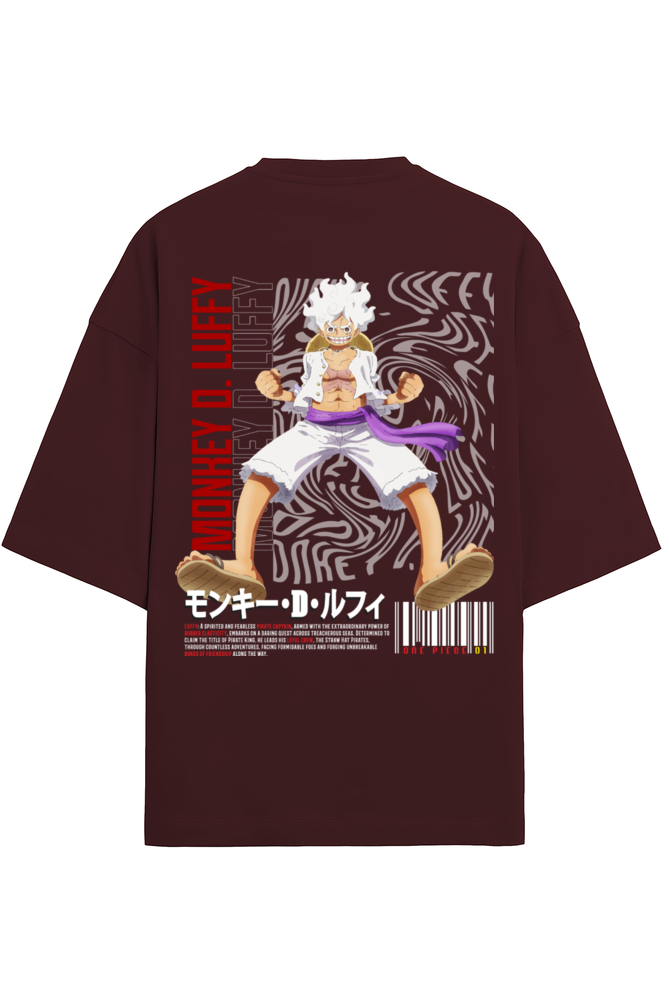 Monkey D. Luffy Hito Hito No Mi Terry Oversized Tshirt