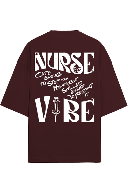 Nurse Vibe Terry Oversized T-Shirt