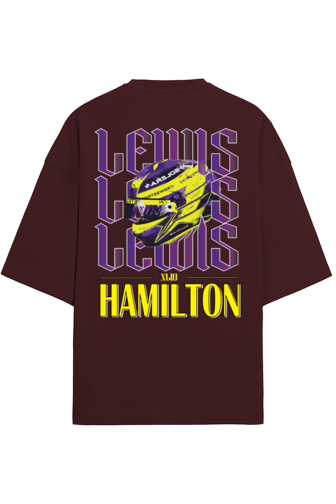 Lewis Hamilton 44 Terry Oversized T-shirt