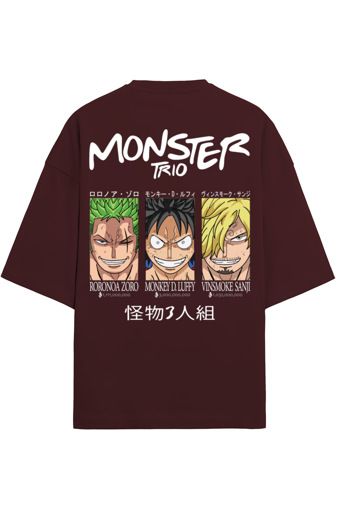 One Piece Monster Trio Sanji Edition Terry Oversized Tshirt