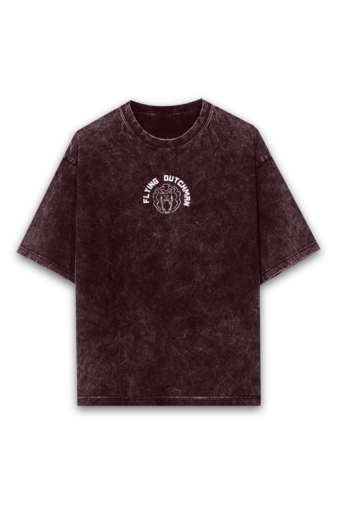 Flying Dutchman Max Verstappen Acid wash Oversized Tshirt Premium Streetwear by Russtees