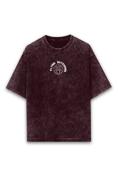 Flying Dutchman Max Verstappen Acid wash Oversized Tshirt Premium Streetwear by Russtees