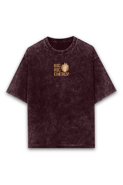 Big Ric Energy Daniel Riccardo Acid wash Oversized Tshirt Premium Streetwear by Russtees