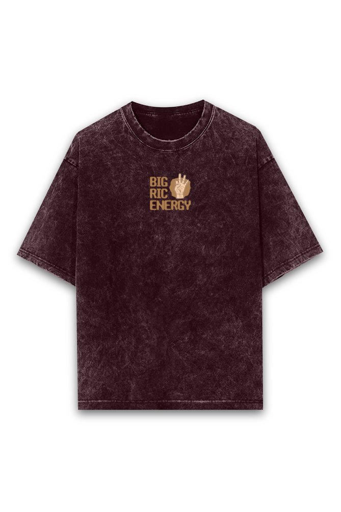 Big Ric Energy Daniel Riccardo Acid wash Oversized Tshirt Premium Streetwear by Russtees