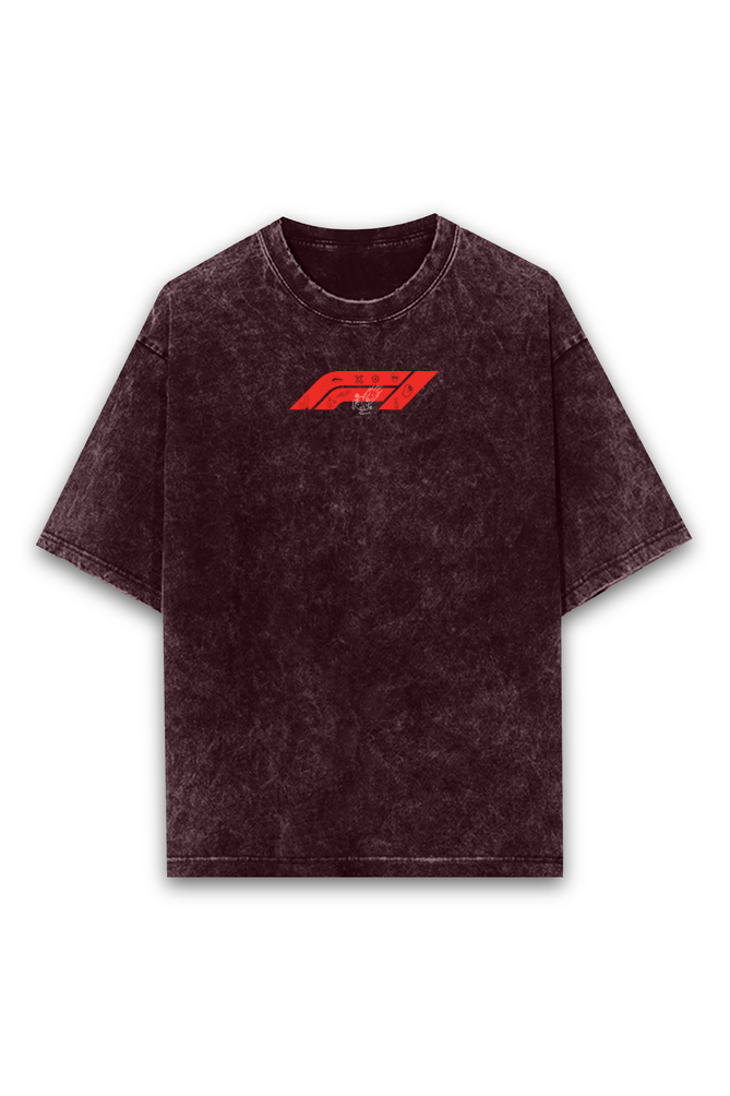 I Speak Fluent F1 Acid Wash Oversized T-Shirt Premium Streetwear by Russtees