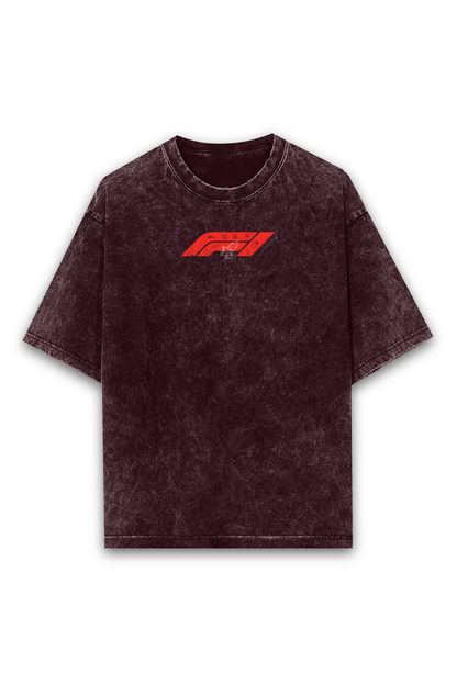 I Speak Fluent F1 Acid Wash Oversized T-Shirt Premium Streetwear by Russtees