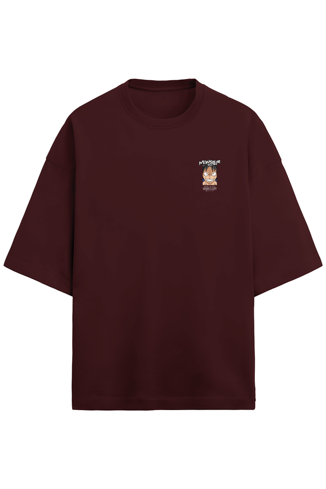One Piece Monster Trio Monkey D. Luffy Edition Terry Oversized Tshirt