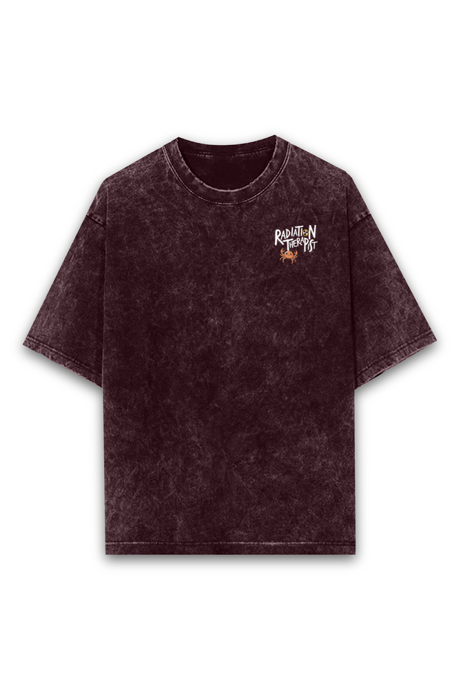 Radiation Therapist Acid wash Oversized Tshirt Premium Streetwear by Russtees