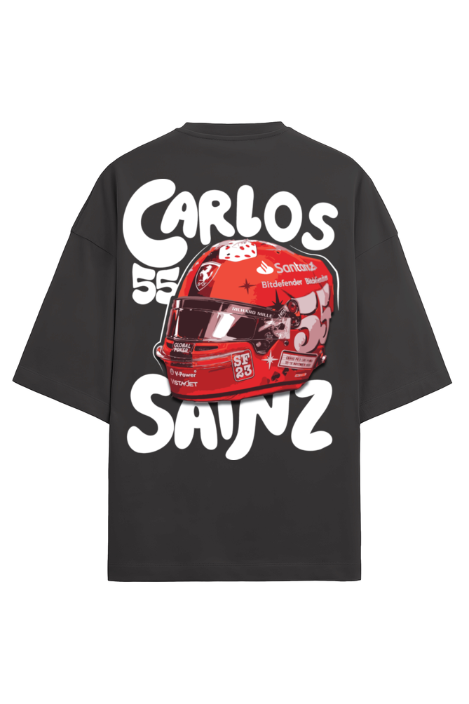 Smooth Operator Carlos Sainz Terry Oversized Tshirt RussTees