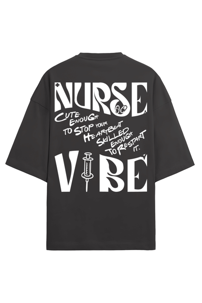 Nurse Vibe Terry Oversized T-Shirt
