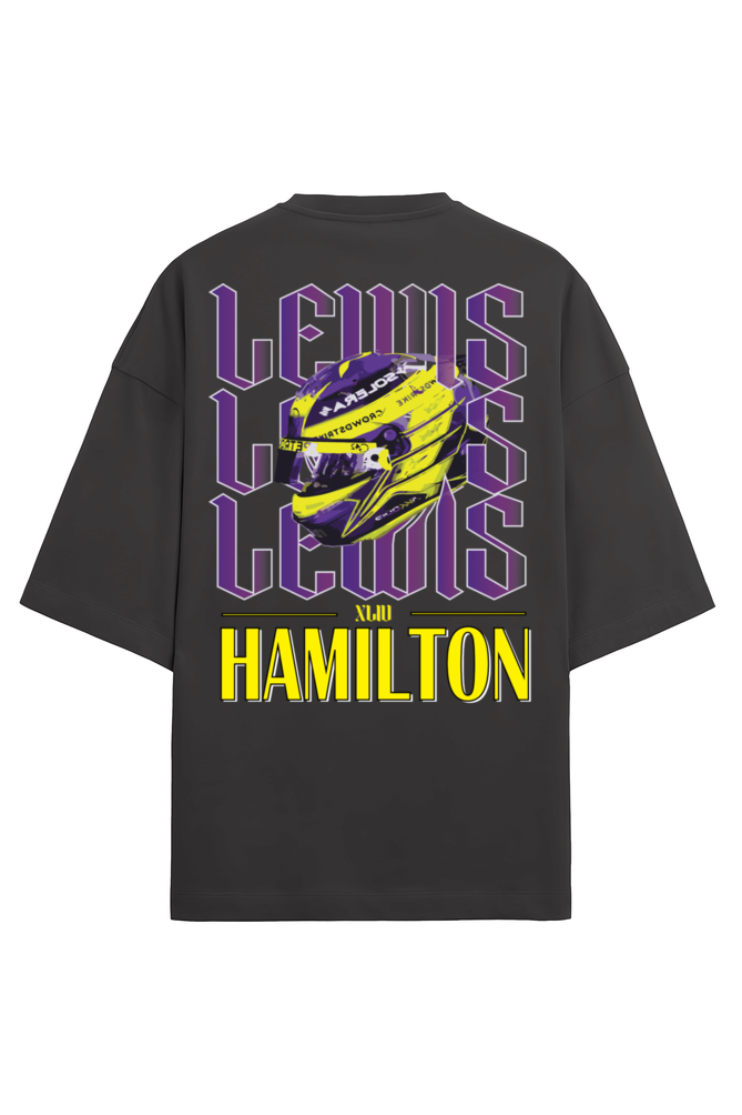 Lewis Hamilton 44 Terry Oversized T-shirt RussTees