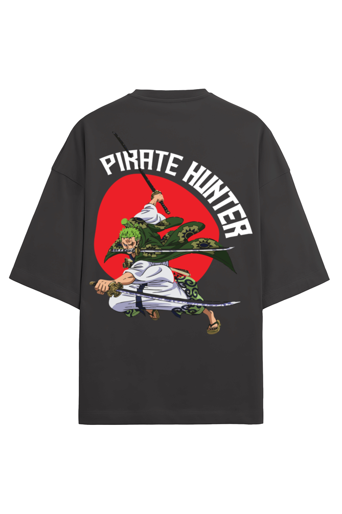 Pirate Hunter Roronoa Zoro Terry Oversized Tshirt RussTees