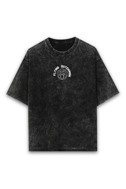 Flying Dutchman Max Verstappen Acid wash Oversized Tshirt Premium Streetwear by Russtees