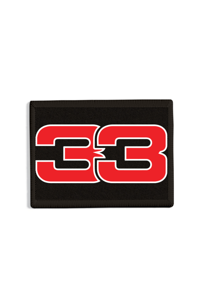 Max Verstappen 33 Embroidered Patch RussTees