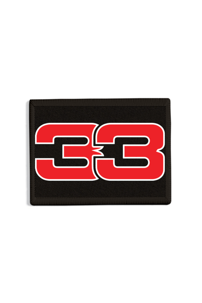 Max Verstappen 33 Embroidered Patch