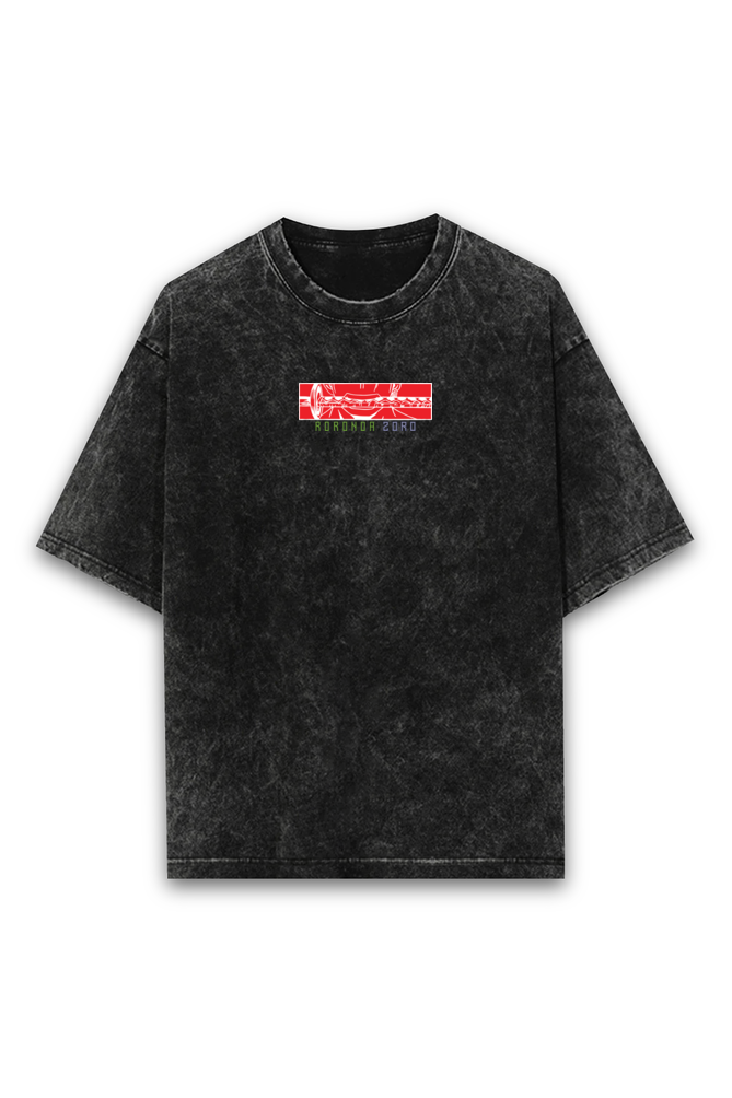 Roronoa Zoro Acid wash Oversized Tshirt Premium Streetwear by Russtees