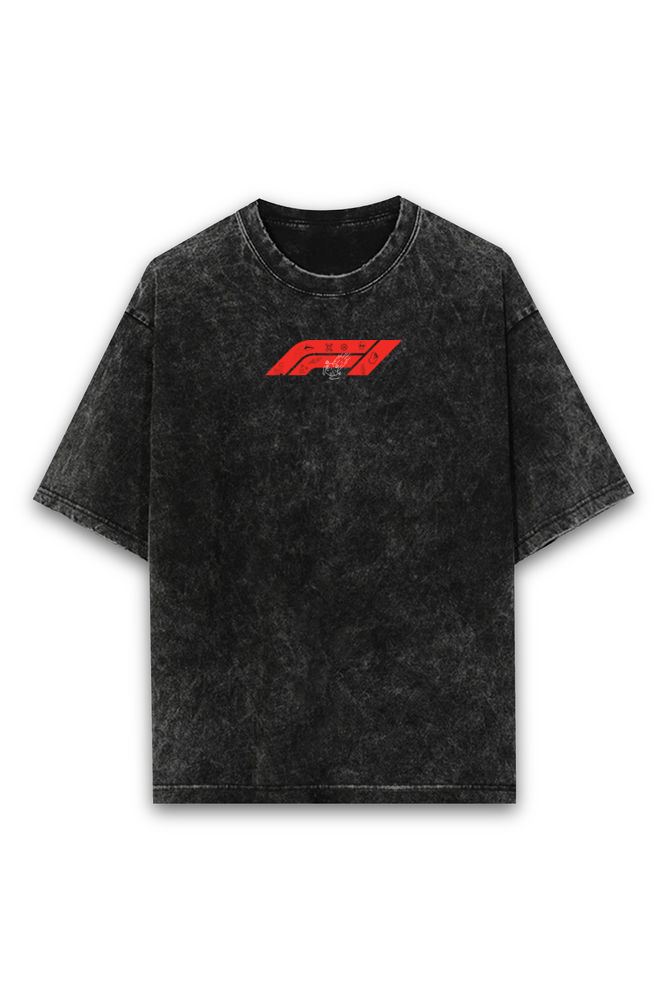 I Speak Fluent F1 Acid Wash Oversized T-Shirt Premium Streetwear by Russtees