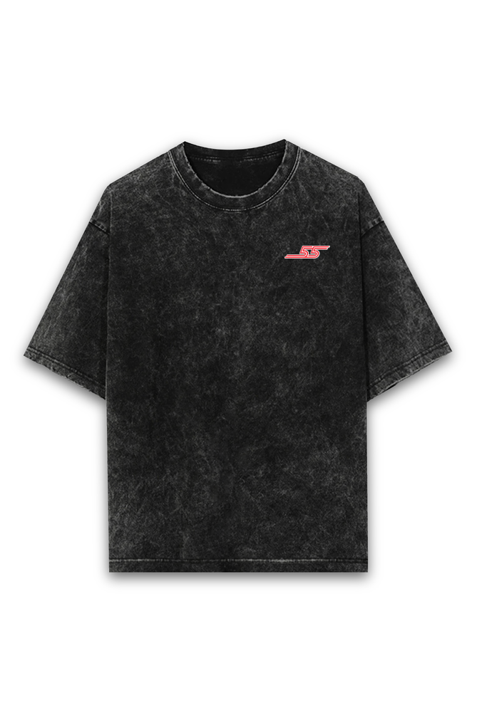 Carlos Sainz Acid wash Oversized Tshirt Premium Streetwear by Russtees