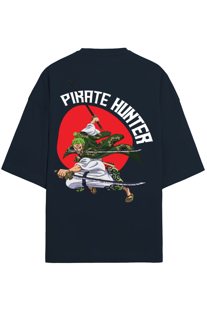 Pirate Hunter Roronoa Zoro Terry Oversized Tshirt RussTees