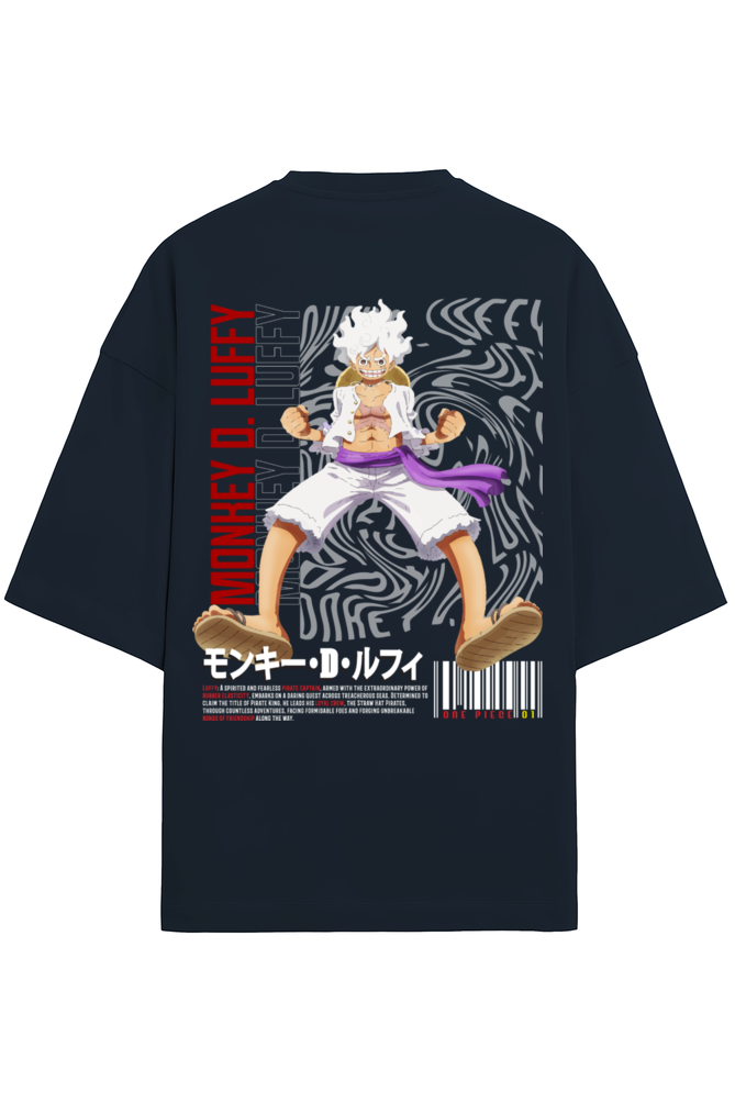 Monkey D. Luffy Hito Hito No Mi Terry Oversized Tshirt