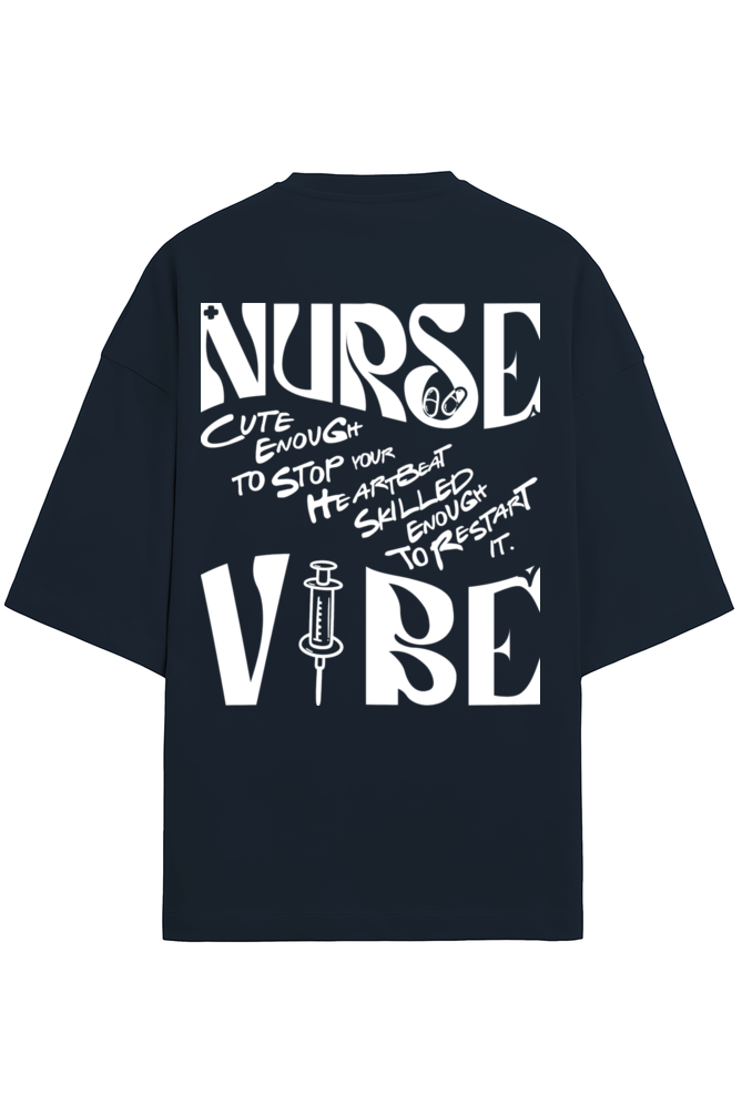 Nurse Vibe Terry Oversized T-Shirt