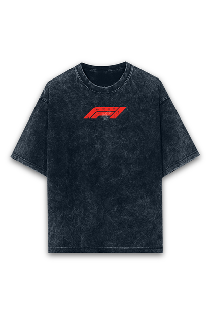 I Speak Fluent F1 Acid Wash Oversized T-Shirt Premium Streetwear by Russtees