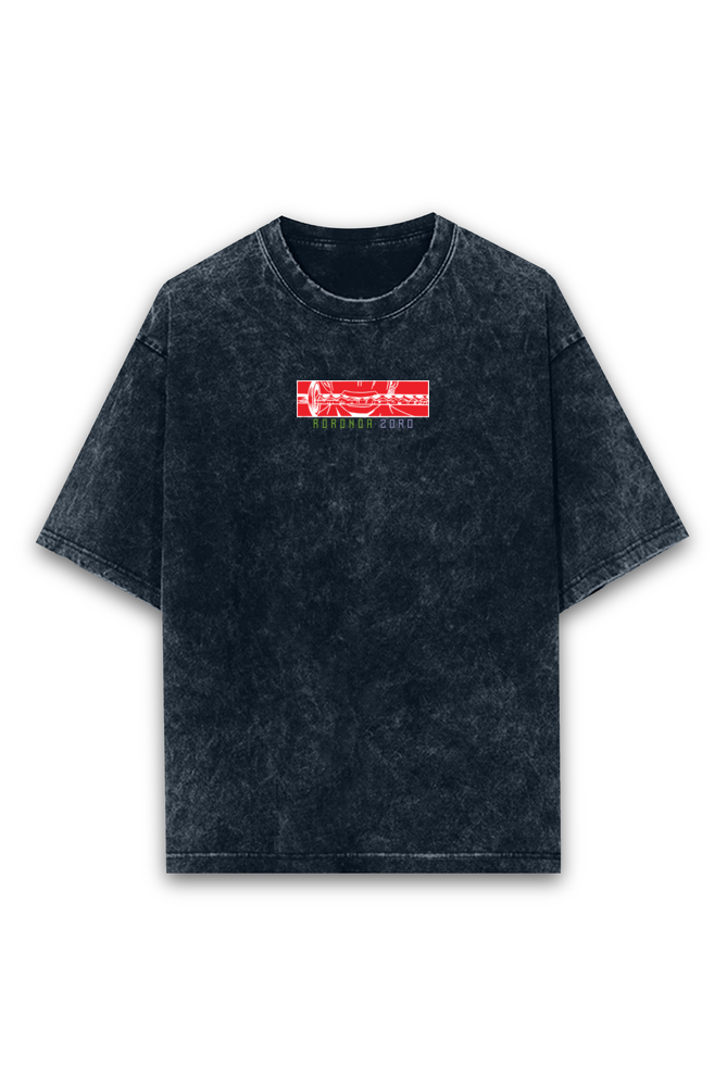 Roronoa Zoro Acid wash Oversized Tshirt Premium Streetwear by Russtees