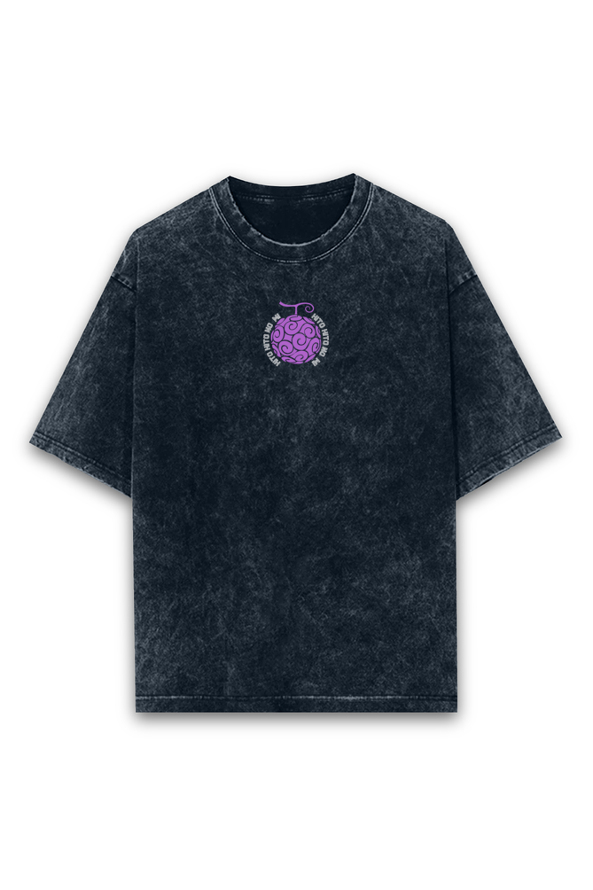 Gear Five Monkey D. Luffy Acid wash Oversized Tshirt Premium Streetwear by Russtees