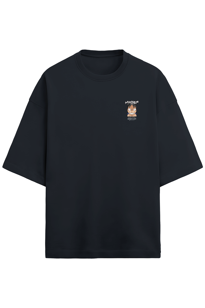 One Piece Monster Trio Monkey D. Luffy Edition Terry Oversized Tshirt