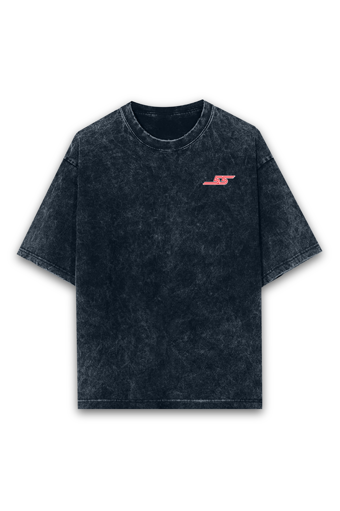 Carlos Sainz Acid wash Oversized Tshirt Premium Streetwear by Russtees
