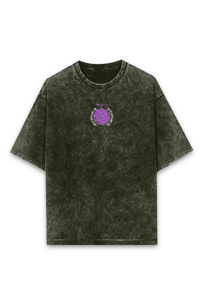 Gear Five Monkey D. Luffy Acid wash Oversized Tshirt Premium Streetwear by Russtees