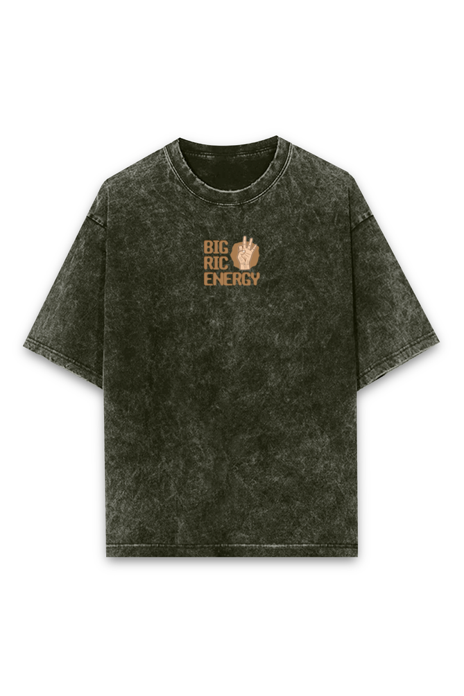 Big Ric Energy Daniel Riccardo Acid wash Oversized Tshirt Premium Streetwear by Russtees
