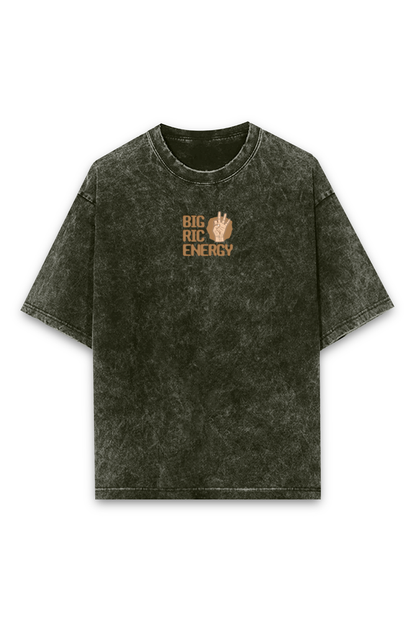 Big Ric Energy Daniel Riccardo Acid wash Oversized Tshirt Premium Streetwear by Russtees