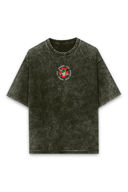 Roronoa Zoro Acid Wash Oversized Tshirt Premium Streetwear by Russtees