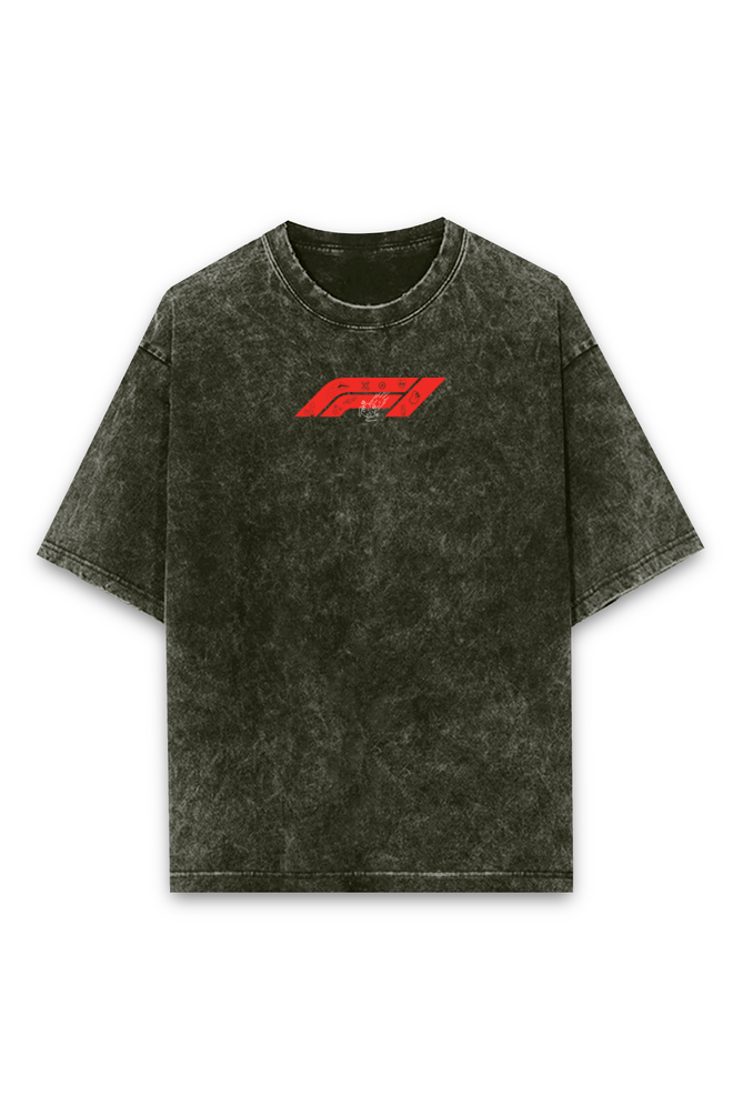 I Speak Fluent F1 Acid Wash Oversized T-Shirt Premium Streetwear by Russtees