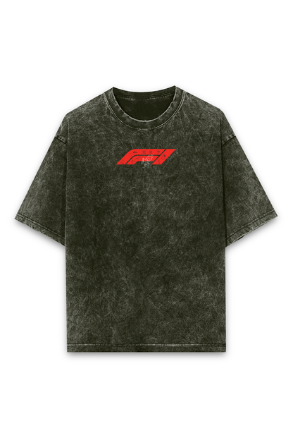 I Speak Fluent F1 Acid Wash Oversized T-Shirt Premium Streetwear by Russtees
