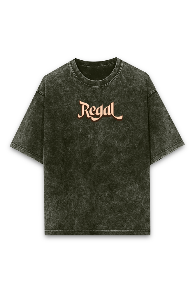Regal Snake Acid wash Oversized Tshirt Premium Streetwear by Russtees