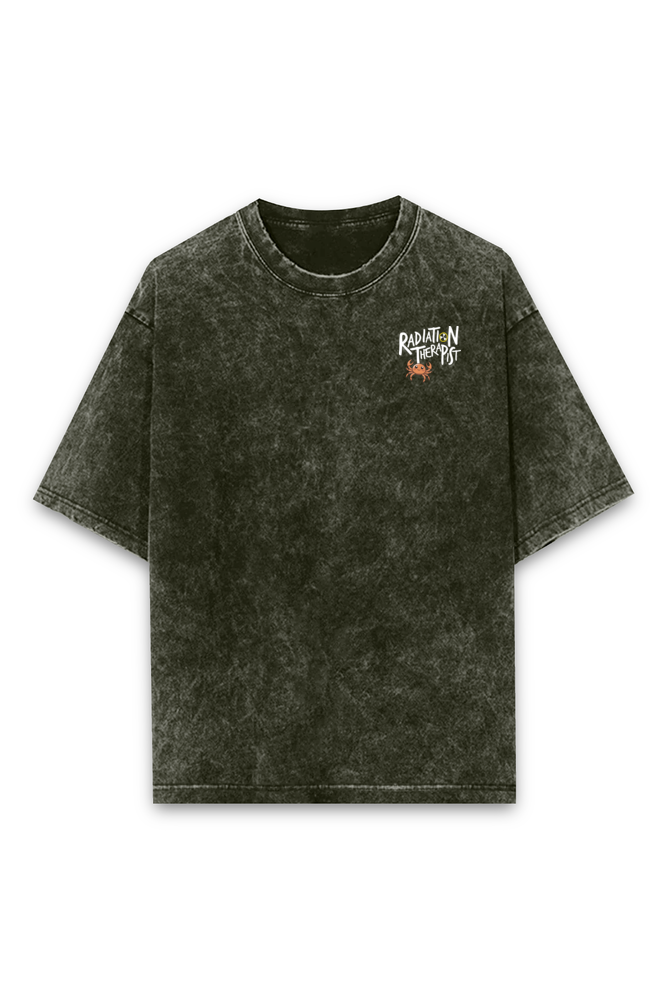 Radiation Therapist Acid wash Oversized Tshirt Premium Streetwear by Russtees