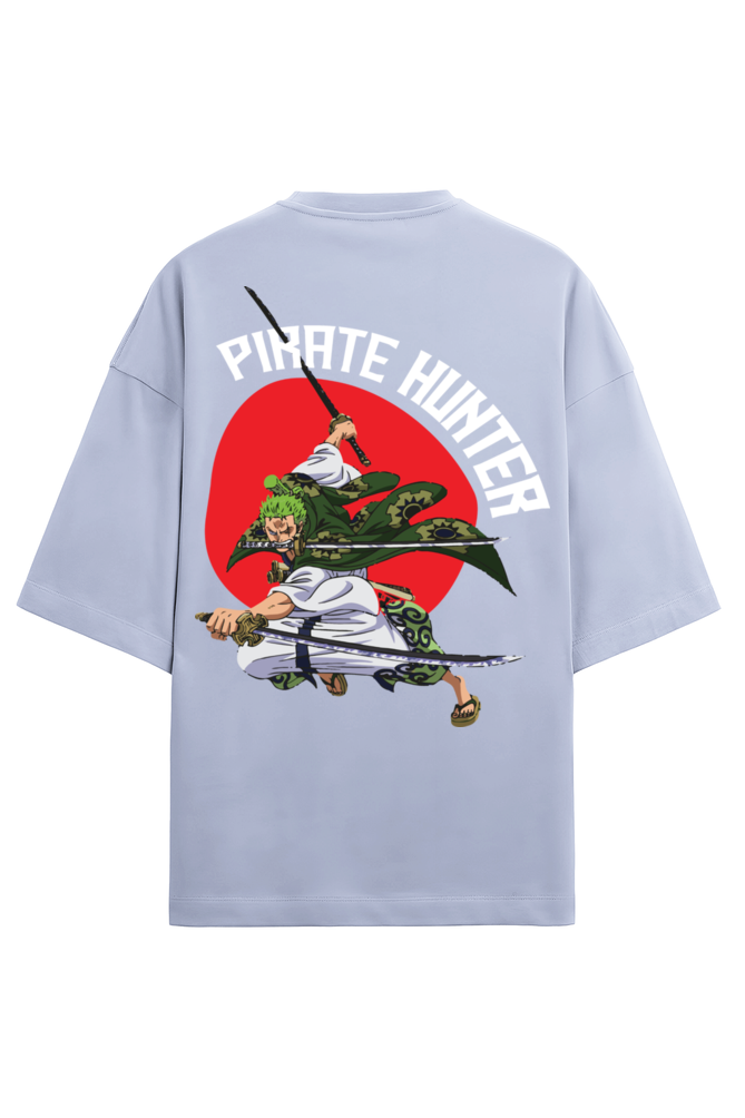 Pirate Hunter Roronoa Zoro Terry Oversized Tshirt RussTees