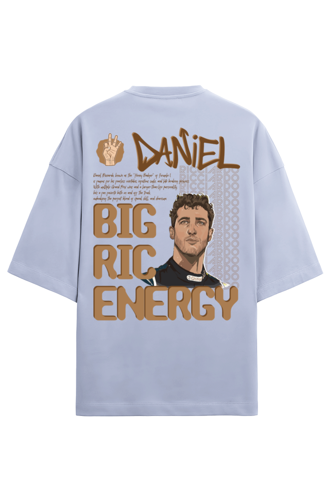 Daniel Ricciardo Big Ric Energy Terry Oversized Tshirt RussTees