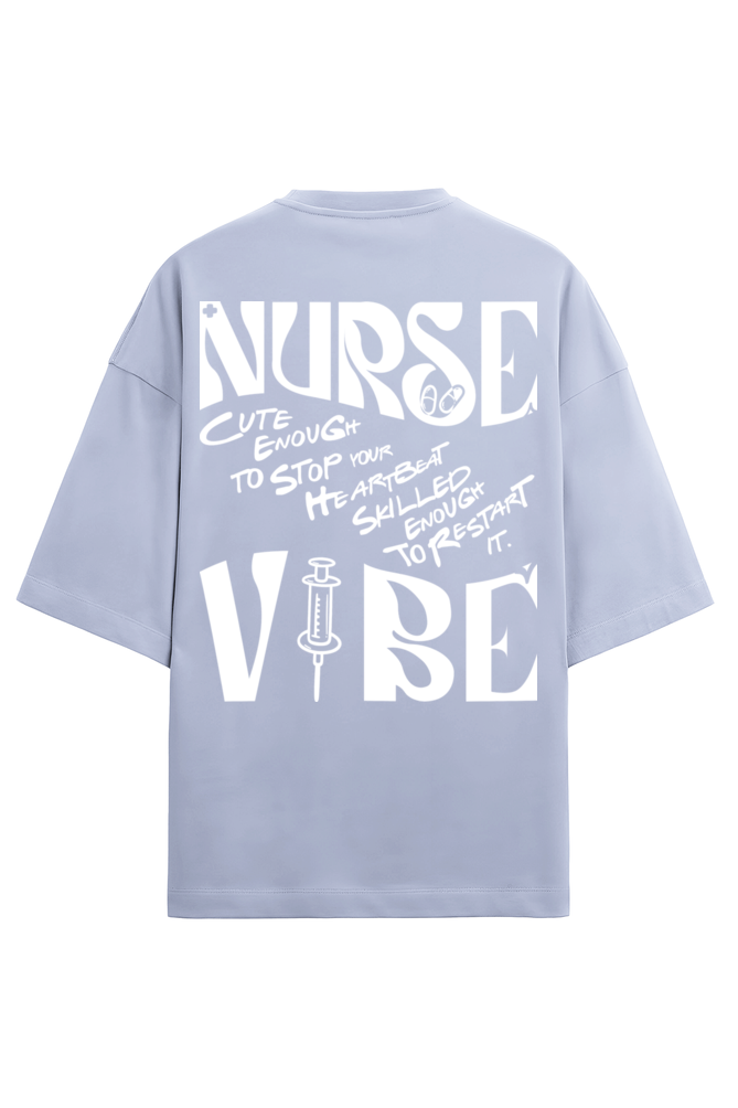 Nurse Vibe Terry Oversized T-Shirt