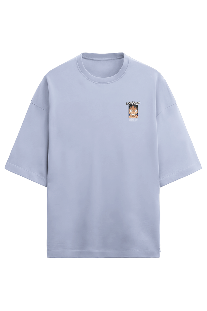 One Piece Monster Trio Monkey D. Luffy Edition Terry Oversized Tshirt RussTees