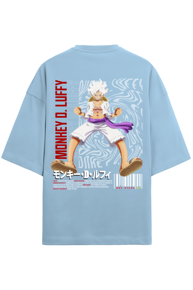 Monkey D. Luffy Hito Hito No Mi Terry Oversized Tshirt