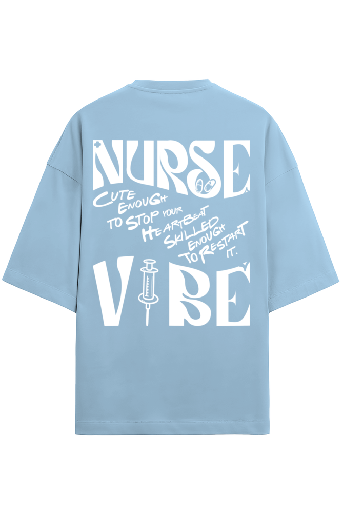 Nurse Vibe Terry Oversized T-Shirt