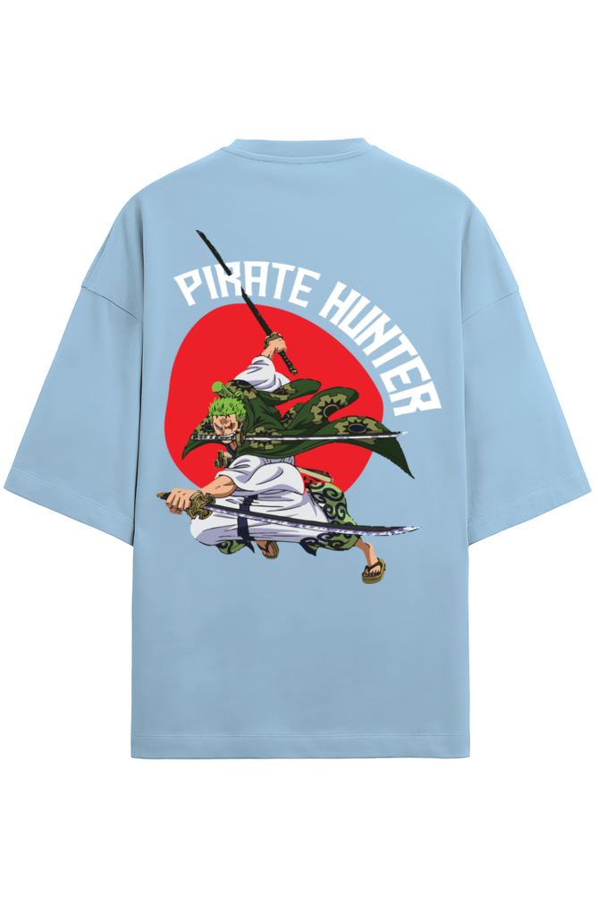 Pirate Hunter Roronoa Zoro Terry Oversized Tshirt RussTees