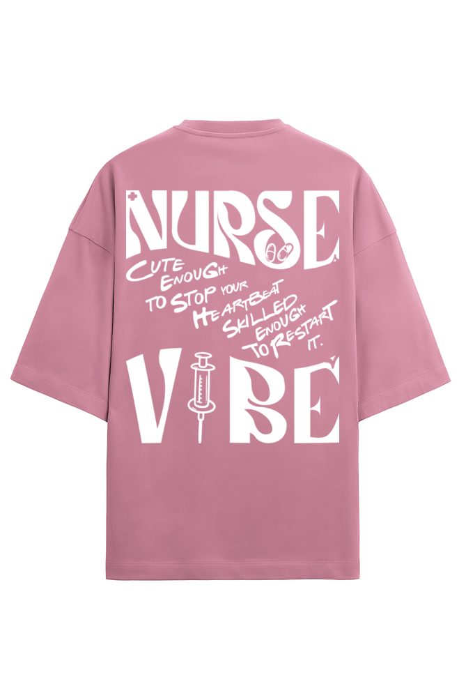 Nurse Vibe Terry Oversized T-Shirt