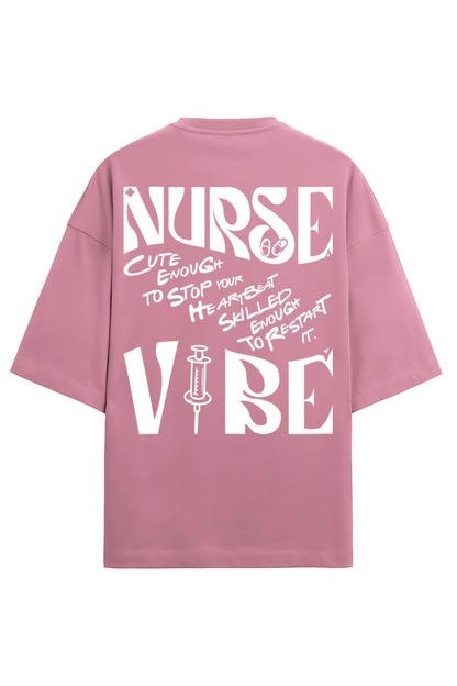Nurse Vibe Terry Oversized T-Shirt