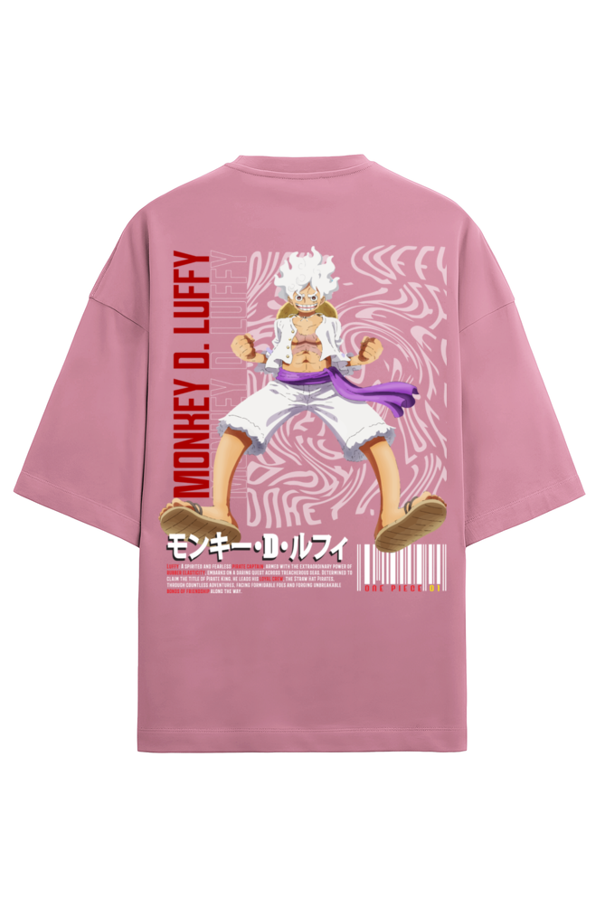 Monkey D. Luffy Hito Hito No Mi Terry Oversized Tshirt