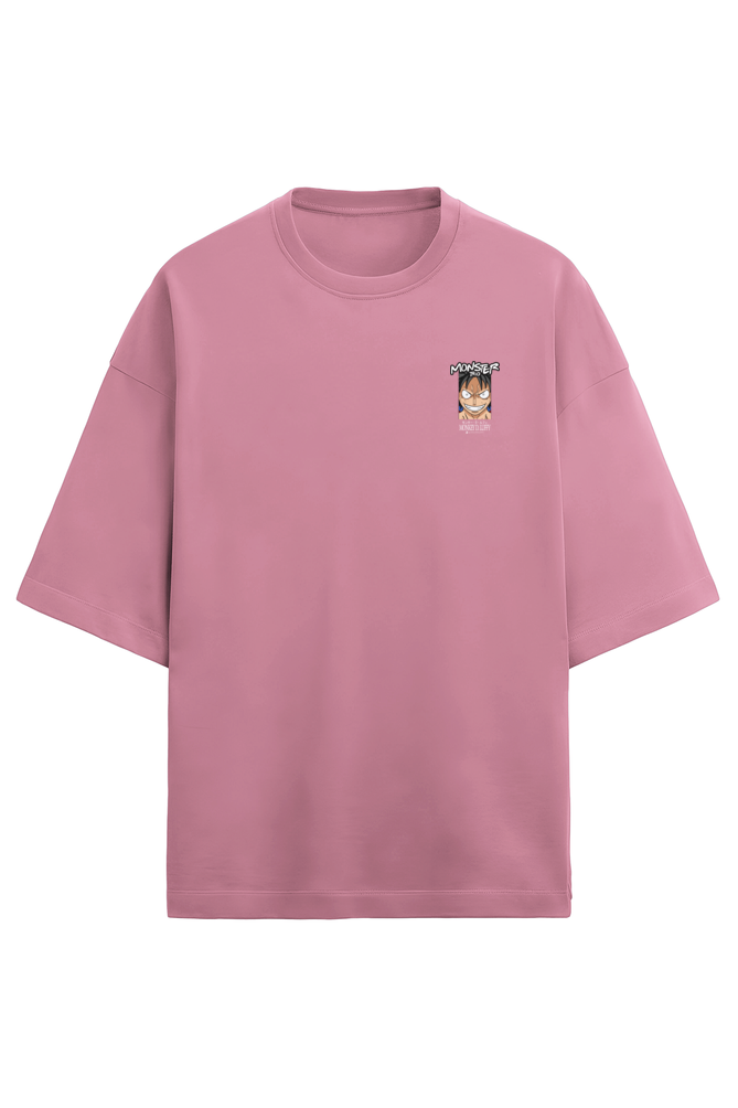 One Piece Monster Trio Monkey D. Luffy Edition Terry Oversized Tshirt